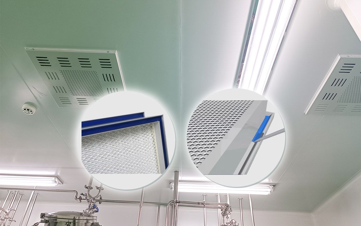 HEPA Box Enclosures for Gel-Seal Filters in Pharmaceutical Cleanrooms